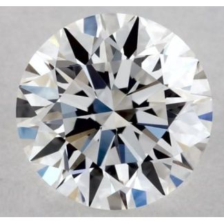 0.4 Carat Round F VVS2 EX GIA Natural Diamond