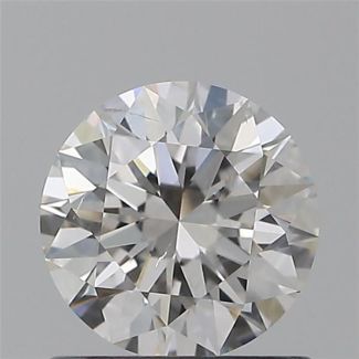 0.70 Carat Round H SI1 EX GIA Natural Diamond