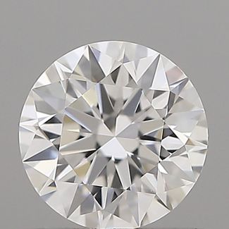 0.54 Carat Round D VVS1 EX GIA Natural Diamond