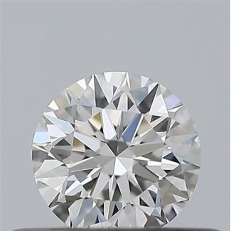 0.31 Carat Round F VVS2 EX IGI Natural Diamond