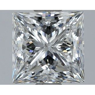 1.5 Carat Princess E SI1 - EX GIA Natural Diamond