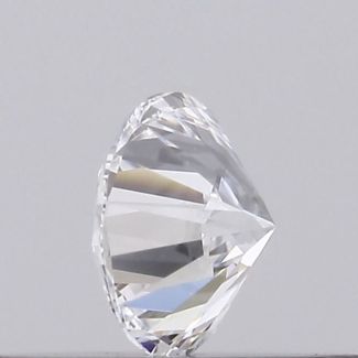 0.18 Carat Round D VVS1 EX VG GIA Natural Diamond