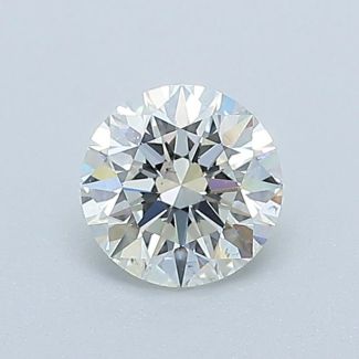 0.5 Carat Round I VS2 EX GIA Natural Diamond