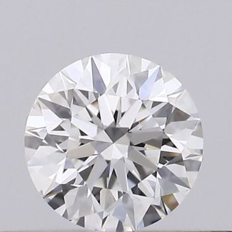 0.23 Carat Round F VVS2 EX GIA Natural Diamond