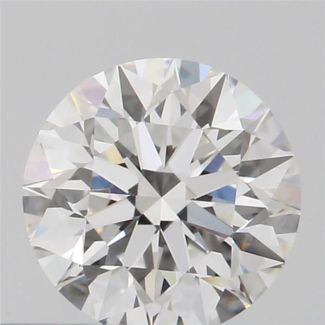 0.40 Carat Round E VVS2 EX GIA Natural Diamond