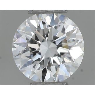 0.23 Carat Round E VVS1 EX GIA Natural Diamond