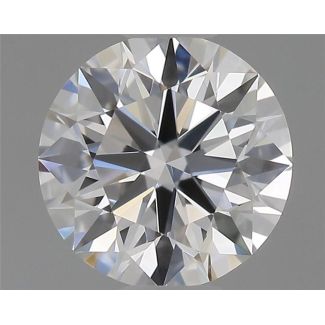 0.4 Carat Round F VVS2 EX VG GIA Natural Diamond