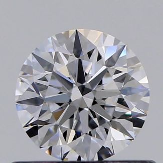 0.50 Carat Round D VVS1 EX GIA Natural Diamond