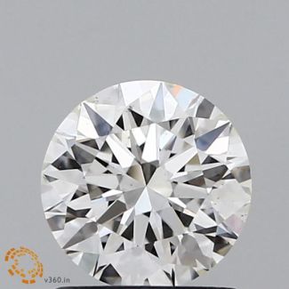 1.01 Carat Round H SI1 EX GIA Natural Diamond