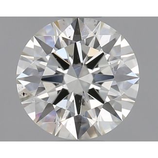 0.71 Carat Round H SI1 EX IGI Natural Diamond