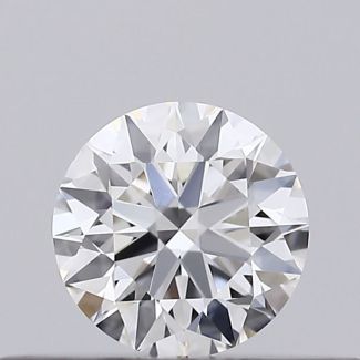 0.23 Carat Round F VVS1 EX GIA Natural Diamond