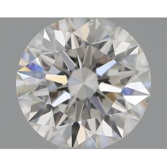 0.58 Carat Round H VS1 EX GIA Natural Diamond