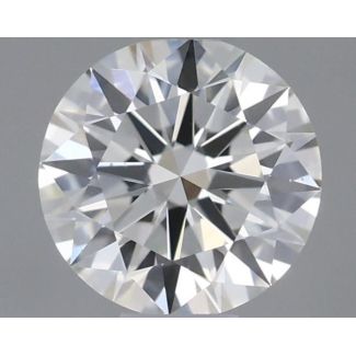 0.37 Carat Round I SI1 EX GIA Natural Diamond