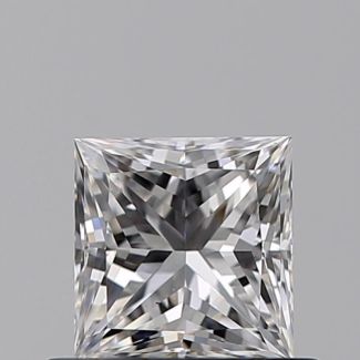 0.52 Carat Princess E VS1 - EX VG GIA Natural Diamond