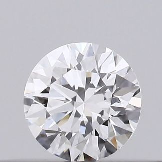 0.17 Carat Round D VS1 EX GIA Natural Diamond