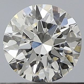 0.35 Carat Round E VVS1 EX GIA Natural Diamond