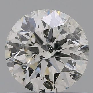 0.70 Carat Round H I2 VG GIA Natural Diamond