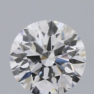 0.44 Carat Round G VVS2 VG EX GIA Natural Diamond