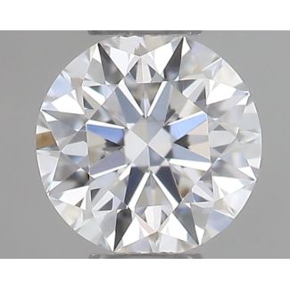 0.2 Carat Round E VVS2 EX GIA Natural Diamond