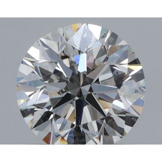 0.8 Carat Round H SI1 EX GIA Natural Diamond