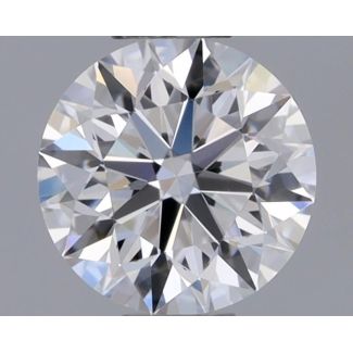 0.38 Carat Round D VVS1 EX GIA Natural Diamond