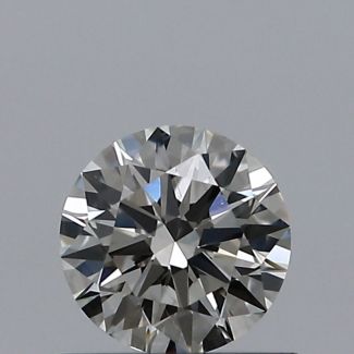 0.50 Carat Round I SI1 EX GIA Natural Diamond