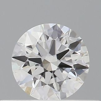 0.36 Carat Round E VVS1 EX GIA Natural Diamond