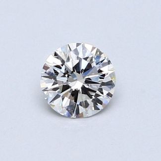 0.43 Carat Round G VS2 EX VG GIA Natural Diamond