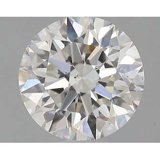 0.62 Carat Round H VS2 EX GIA Natural Diamond