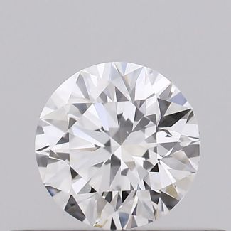 0.32 Carat Round D VS1 EX GIA Natural Diamond