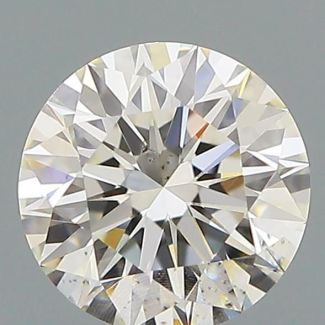 0.40 Carat Round H SI1 EX GIA Natural Diamond