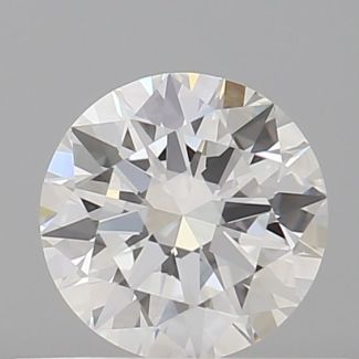 0.5 Carat Round F VVS2 EX VG GIA Natural Diamond