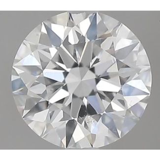 0.6 Carat Round G SI1 EX GIA Natural Diamond