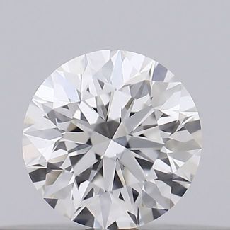 0.18 Carat Round F VVS2 EX GIA Natural Diamond