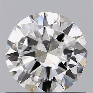 0.50 Carat Round F VS2 VG EX GD GIA Natural Diamond