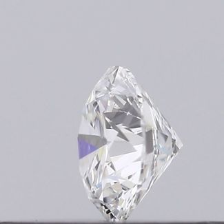 0.16 Carat Round E VVS2 EX GIA Natural Diamond