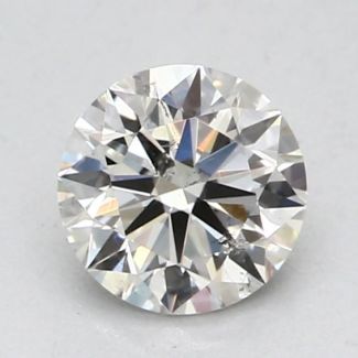 0.3 Carat Round H SI2 EX GIA Natural Diamond