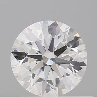 0.54 Carat Round D VVS1 EX GIA Natural Diamond