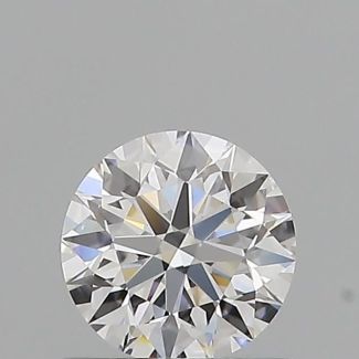 0.55 Carat Round D VVS1 EX GIA Natural Diamond