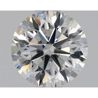 0.6 Carat Round E VVS1 EX GIA Natural Diamond