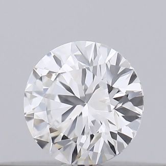 0.16 Carat Round E VVS2 EX GIA Natural Diamond