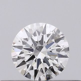 0.22 Carat Round F VS2 EX GIA Natural Diamond