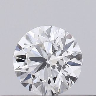 0.23 Carat Round D SI1 EX VG GIA Natural Diamond