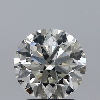 2.01 Carat Round J SI2 VG EX GIA Natural Diamond