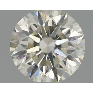 0.5 Carat Round I SI1 EX IGI Natural Diamond