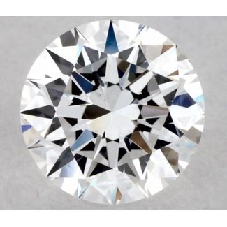 0.51 Carat Round D VVS2 EX GIA Natural Diamond