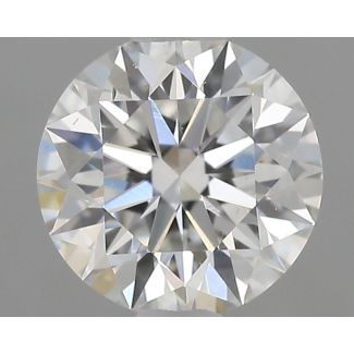 0.5 Carat Round E VS2 EX GIA Natural Diamond