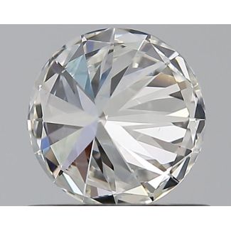 0.51 Carat Round H VS2 EX GIA Natural Diamond