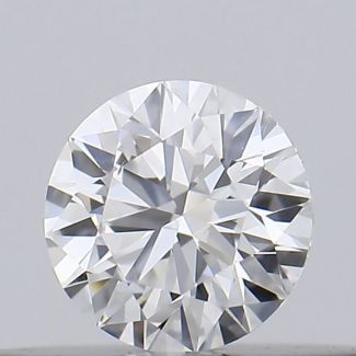 0.18 Carat Round E VS2 EX VG GIA Natural Diamond