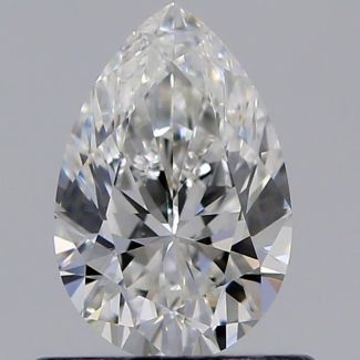 0.60 Carat Pear F VS1 - VG GD GIA Natural Diamond